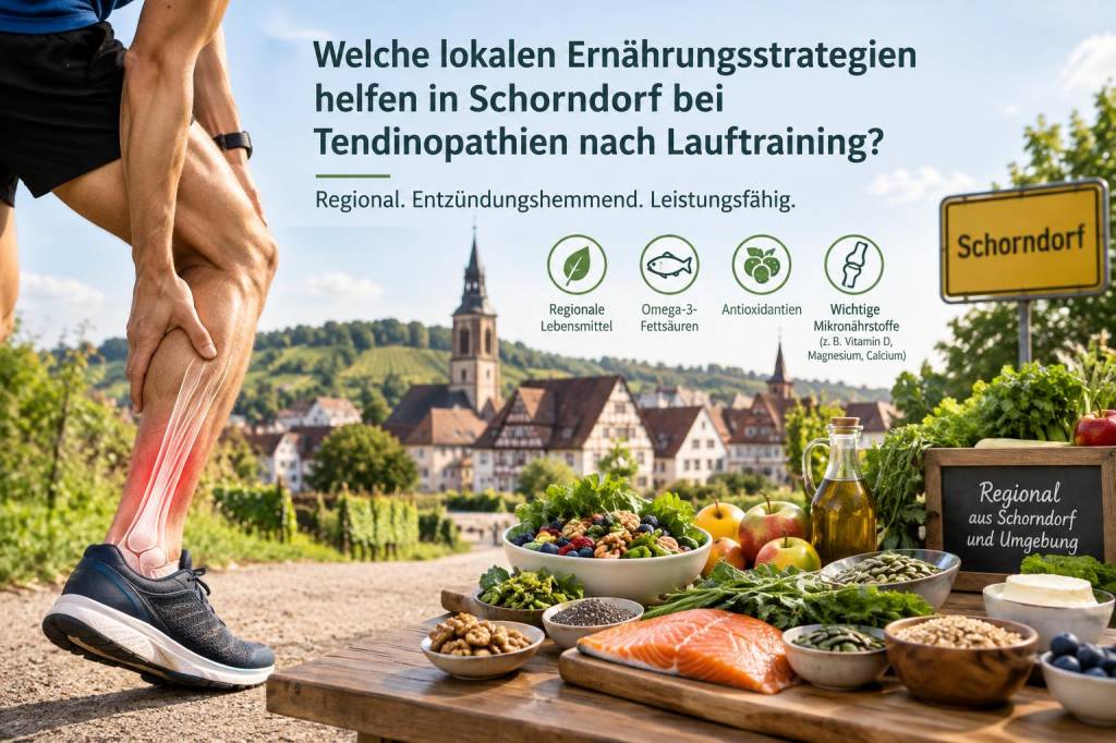 Welche lokalen ernährungsstrategien helfen in schorndorf bei tendinopathien nach lauftraining